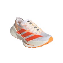Zapatillas Adidas Terrex Agravic Speed Ultra 2 Mujer White/ Impact Orange/ Reflective Silver parte superior renovada