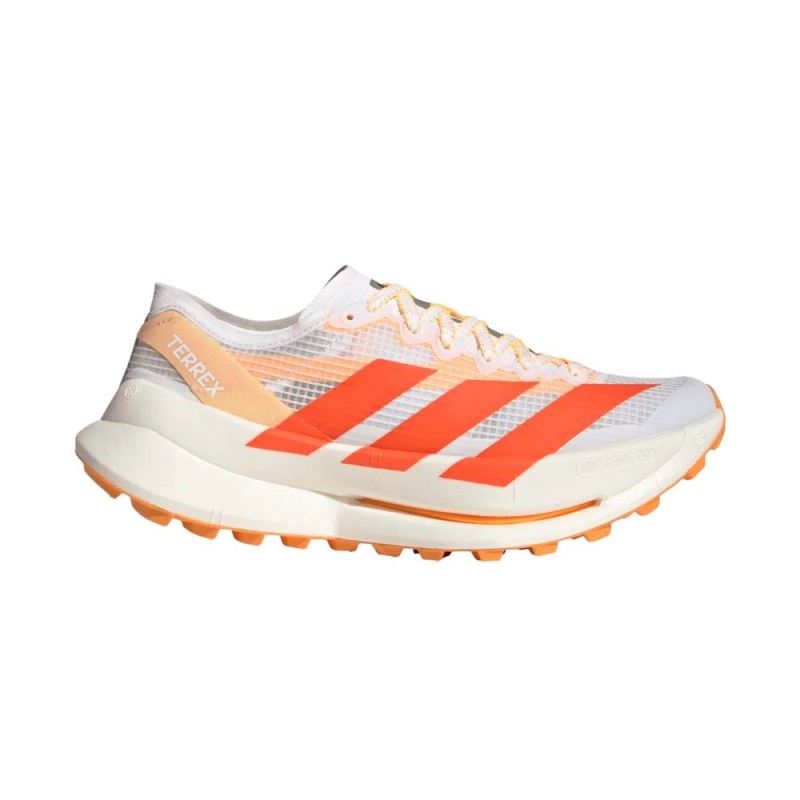 Zapatillas Adidas Terrex Agravic Speed Ultra 2 Mujer White/ Impact Orange/ Reflective Silver