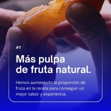Barrita Nutrinovex Glucobar Grosella negra con sodio más pulpa de fruta natural