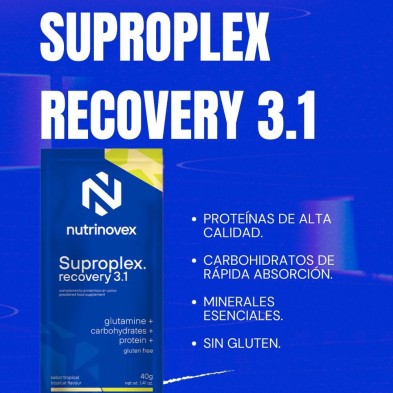Monodosis Nutrinovex Suproplex Recovery 3.1 Tropical proteínas de alta calidad