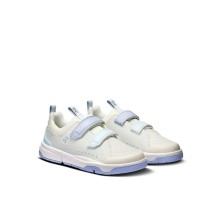 Zapatillas On Running THE ROGER Kids unisex Ivory/ Nimbus  cierres adhesivos tipo velcro