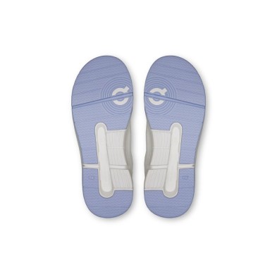 Zapatillas On Running THE ROGER Kids unisex Ivory/ Nimbus suela de goma con muy buen agarre