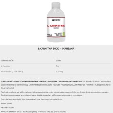 Scientiffic Nutrition L-Carnitine 3000 líquida Manzana