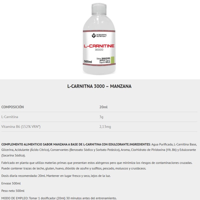 is l carnitine safe for diabetics Carnitina Liquida L-Carnitine 3000 – Prosupps México