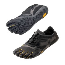 Zapatillas Vibram Fivefingers KSO EVO mujer Black/ Yellow para entrenos indoor