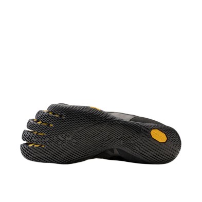 Zapatillas Vibram Fivefingers KSO EVO mujer Black/ Yellow suela vibram estriada para mayor tracción