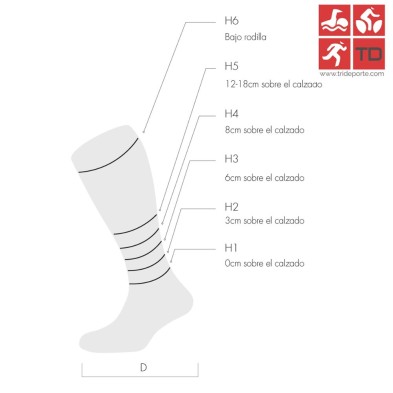 tallaje calcetines Lurbel unisex