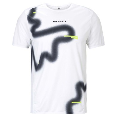 Camiseta manga corta Scott RC Run hombre White Black