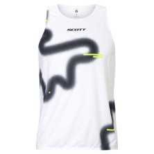 Camiseta tirantes Scott RC Run hombre White Black