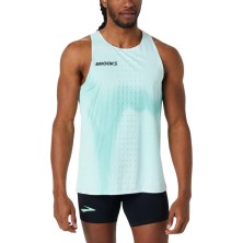 Camiseta tirantes Brooks Pro Kit Singlet hombre Soundwave Mavericks corte semientallado
