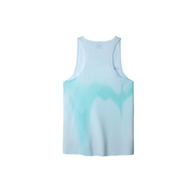 Camiseta tirantes Brooks Pro Kit Singlet hombre azul turquesa