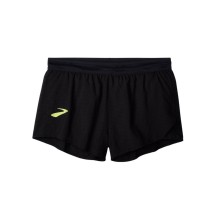 Pantalón running Brooks Pro Kit Split Short 3 hombre Trail Black