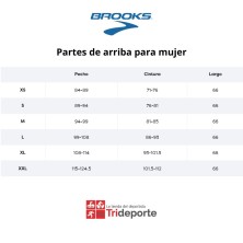 Brooks tallaje partes de arriba mujer