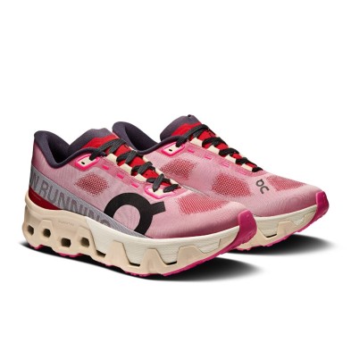 Zapatillas On Running Cloudmonster Hyper mujer Red Cream par reactividad y dinamismo