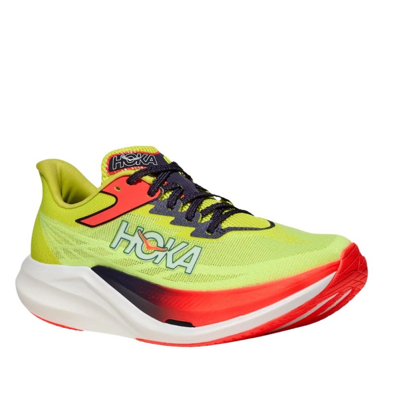 Zapatillas Hoka U Rocket X 3 Neon Yuzu/ Squid Ink