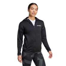 Chaqueta con capucha Adidas Terrex Xperior Climawarm Light Fleece mujer Black