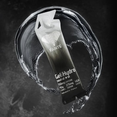 Gel energético Fanté Hydro 45 Glut 5 con 150mg de cafeína y 275 mg de sodio Neutro