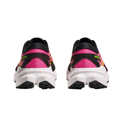 Zapatillas Hoka Mafate X mujer Neon Hoka Citrus/ Neon Rose talones