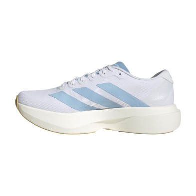 Zapatillas Adidas Adizero Evo SL Woven Hombre blanco azul claro dorado