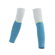 Manguitos Compressport Armforce Norse Blue Neon Green