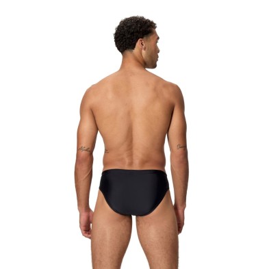 Bañador slip Speedo Medley Logo Brief 7cm hombre Black Red tejido resistente y ajuste perfecto