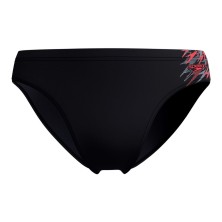 Bañador slip Speedo Medley Logo Brief 7cm hombre Black Red