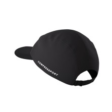 Gorra running Compressport 5 Panel Black