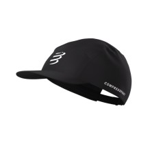 Gorra running Compressport 5 Panel Black
