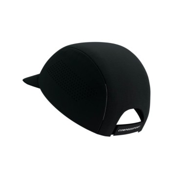 Gorra running Compressport Pro Racing Cap unisex Black perfecta para las competiciones