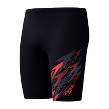 Bañador jammer Speedo Medley Logo hombre Black Red