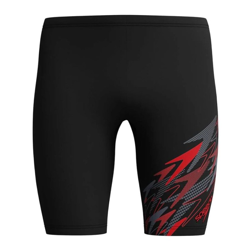 Bañador jammer Speedo Medley Logo hombre Black Red