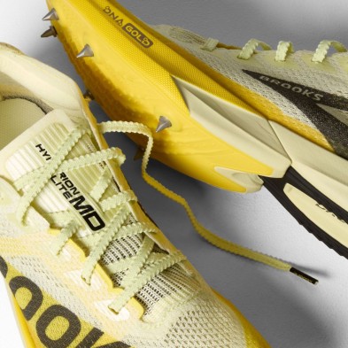 Zapatillas Brooks Hyperion Elite MD 2 Unisex Luminary Cyber Yellow Black Incremento de potencia.