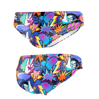 Bañador Swimsuit Natación Turbo Comic Kan Hombre Multicolor