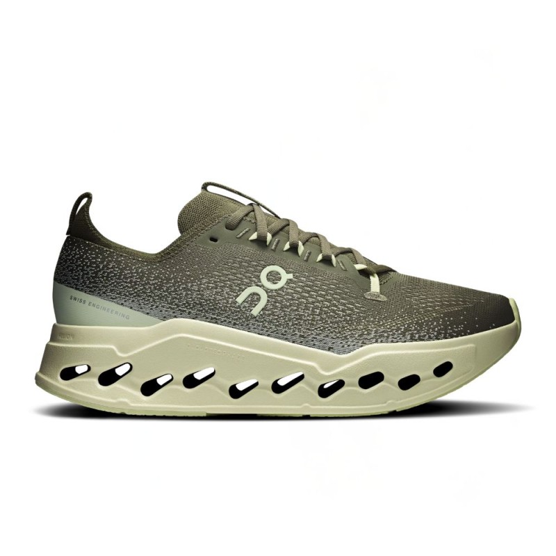 Zapatillas On Running Cloudsurfer Max Hombre Olive Seedling