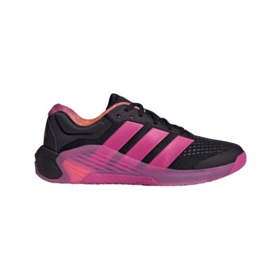 Zapatillas entrenamiento Adidas Dropset 4 Mujer Core Black Semi Lucid Fuchsia Lucid Tangerine