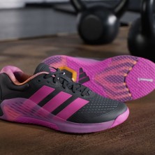 Zapatillas entrenamiento Adidas Dropset 4 Mujer Core Black Semi Lucid Fuchsia Lucid Tangerine