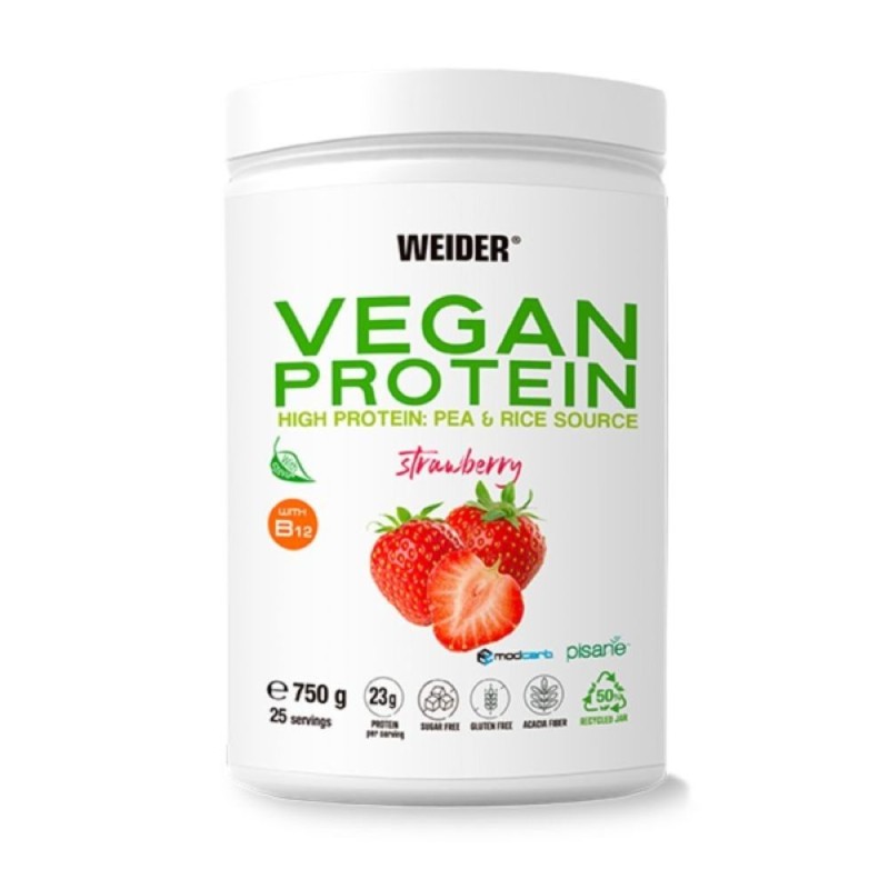 Weider Vegan Protein 750g fresa