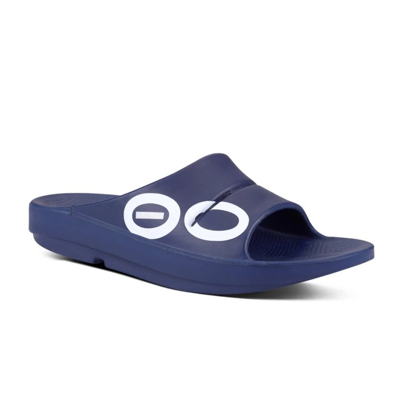 Sandalias Recovery OOAHH Sport Navy lateral