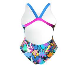 bañador Turbo tirante ancho Comic Kan frontal