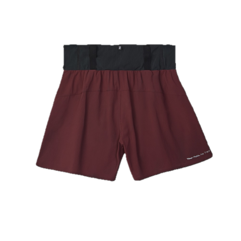 Pantalón running Race Shorts hombre Burgundy