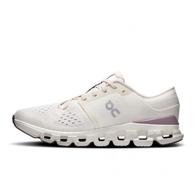 Zapatillas On Running Cloud X 4 mujer Ivory/ Heron perfil