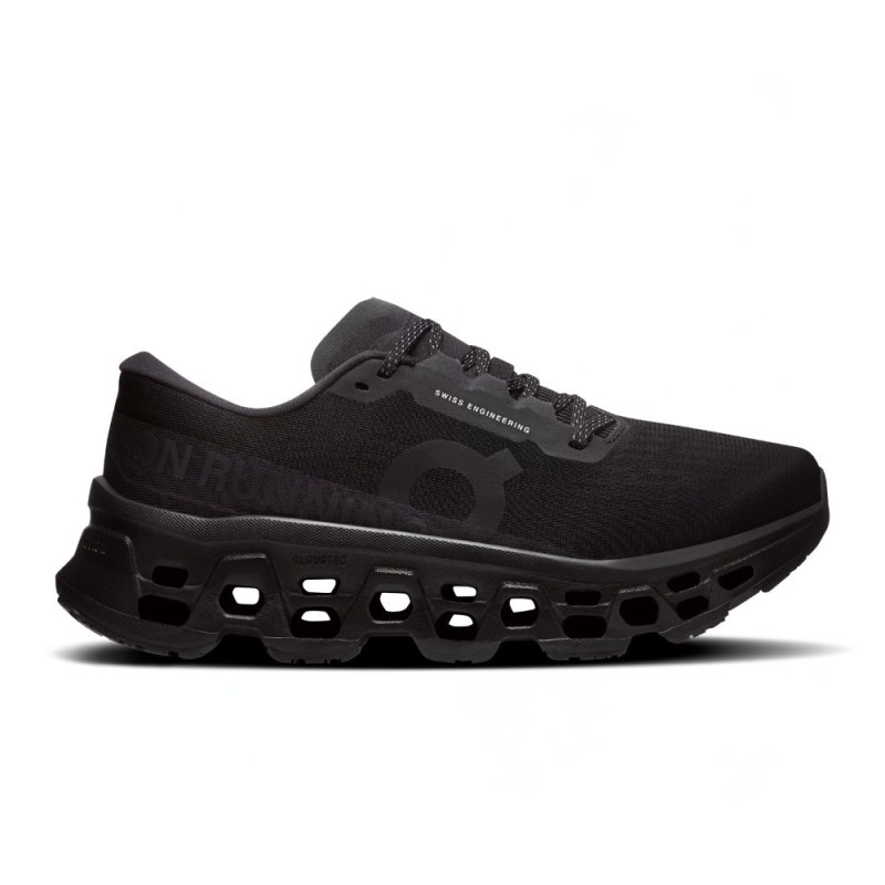 Zapatillas On Running Cloudmonster 3 mujer Black/ Black