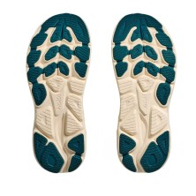 Zapatillas Hoka Clifton 10 mujer beige amarillo rosa suela