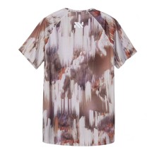 Camiseta Manga corta NNormal Race T-Shirt 02 hombre Fade Print marrón beige granate logo nnormal