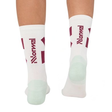 Calcetines NNormal Race Sock mujer White Green