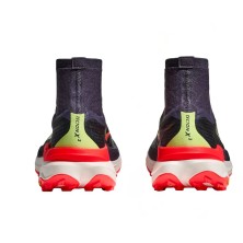 Zapatillas Hoka Tecton X 3 hombre talones morado amarillo rojo