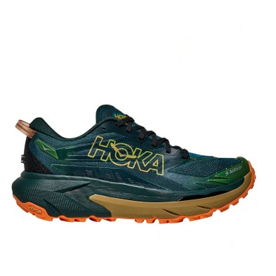 Zapatillas Hoka Mafate 5 Hombre Tidal Wave Mustard Seed compatiblidad con polainas