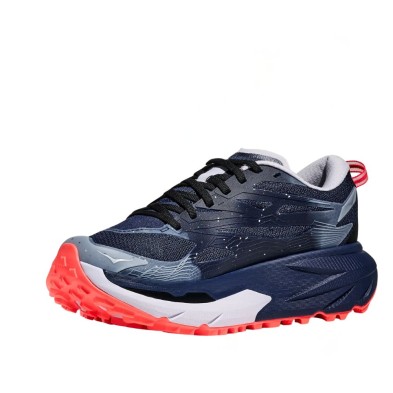 Zapatillas Hoka Mafate 5 Mujer azul marino gris rojo