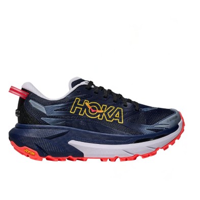 Zapatillas Hoka Mafate 5 Mujer Midnight Blue Starlight Glow  compatiblidad con polainas