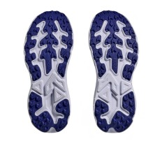 Zapatillas Hoka Challenger 8 mujer Ambient Blue Blueberry Tacos en múltiples direcciones de 4 mm